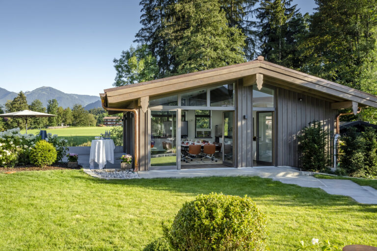 tagungsparvillion Freigeist im Relais Chalet Wilhelmy